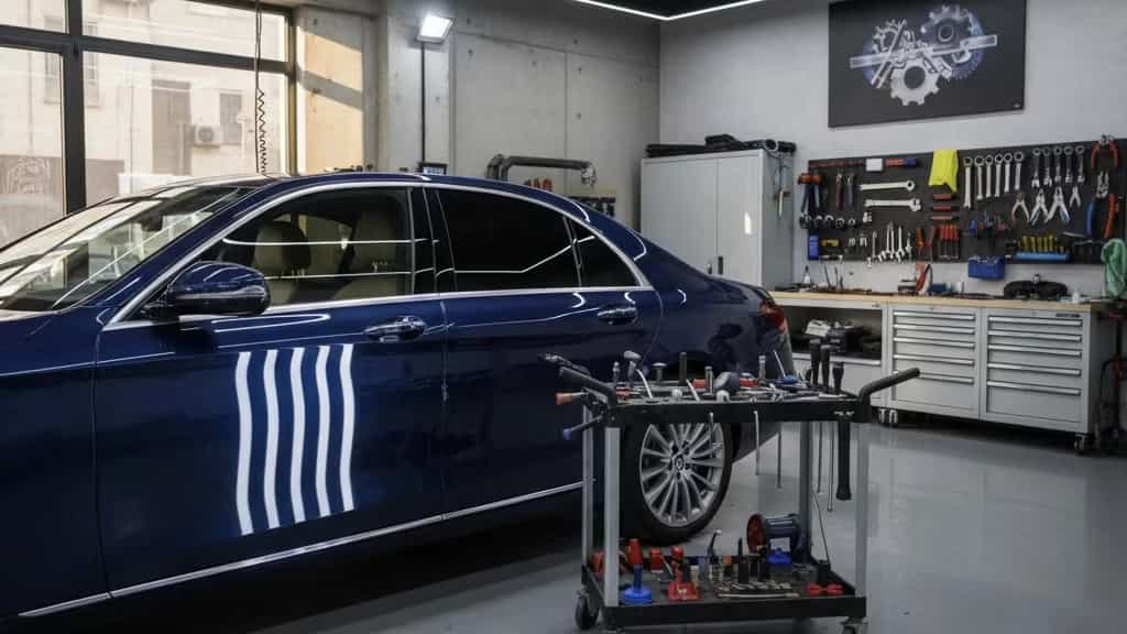 صافکاری بدون رنگ کاشان